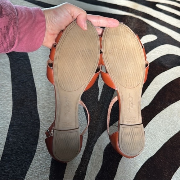 American Eagle Fisherman Flat Sandals/Shoes Sz 10 Brown - Picture 8 of 9